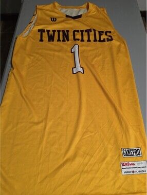 Wilson Twin Cities 1 Basketball Jersey Men's Small Tall Pro Fusion